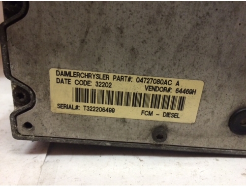 Caja de fusibles Chrysler Grand Voyager 04727080AC