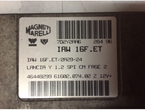 Centralita de motor Lancia Y MAGNETI MARELLI:IAW16F.ET