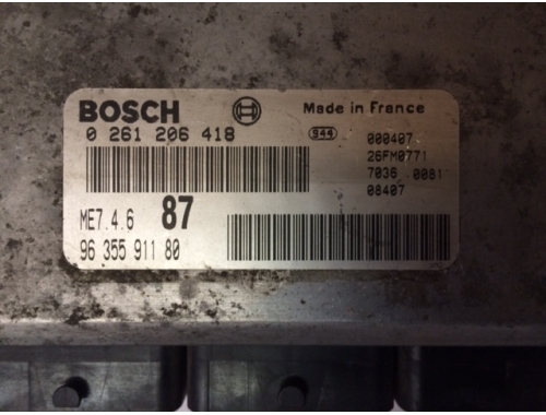 Motorsteuergerät Peugeot 607 BOSCH:0261206418