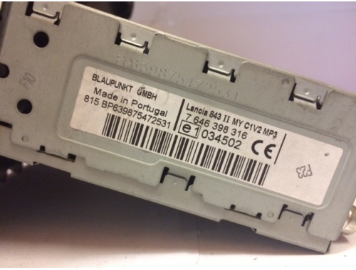 Autorradio Lancia Ypsilon 7354372880