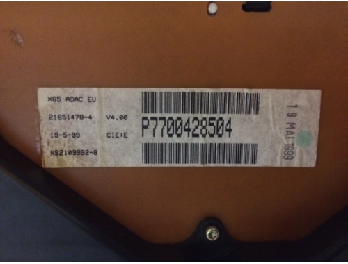 Cuadro de instrumentos Renault Clio P7700428504