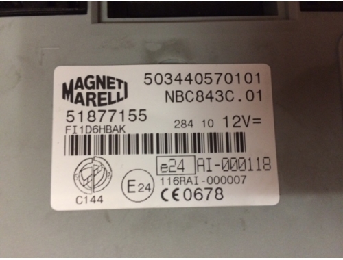 BSI Lancia Y MAGNETI MARELLI:51877155