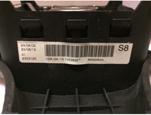 Fahrerairbag Citroen Saxo 96352584ZL