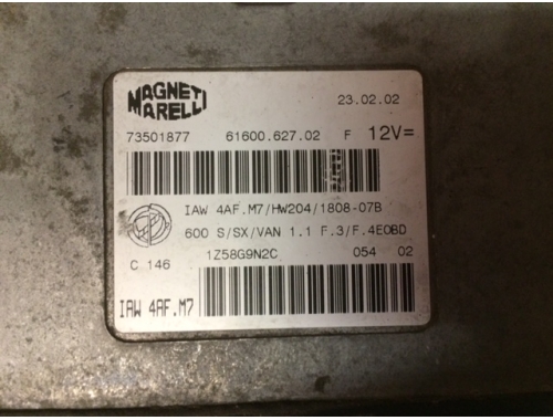 Centralita de motor Fiat 600 MAGNETI MARELLI:73501877