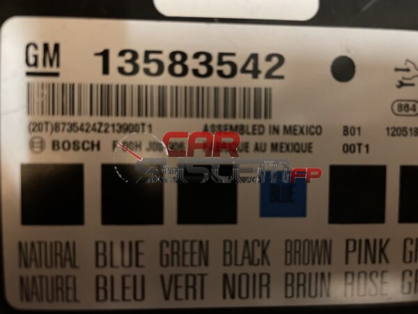 13583542 Réparation Module BCM Vauxhall / Opel Insigna 2008 < 2017 BOSCH