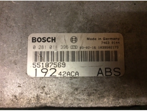 Motorsteuergerät Fiat Stilo BOSCH:0281011396