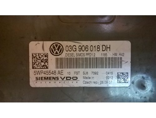 Motorsteuergerät Audi A3 03G906018DH
