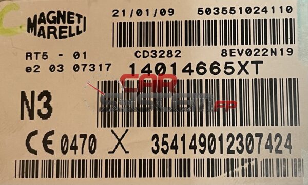 14014665XT Riparazione Navigatore Magneti Marelli RT5-01