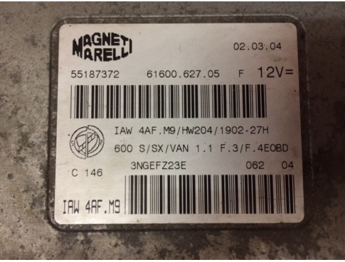 Centralita de motor Fiat 600 MAGNETI MARELLI:55187372