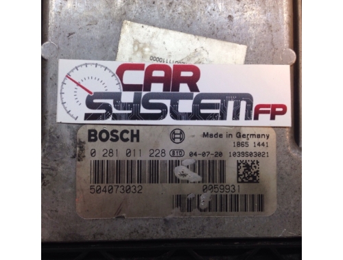 Bosch 0281011228 504073032 Iveco Daily cc 2.300-2.800.3000-Repair various Code Transfer Full Decoding File Virgin
