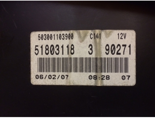 Combiné d'instruments Fiat Grande Punto 51803118