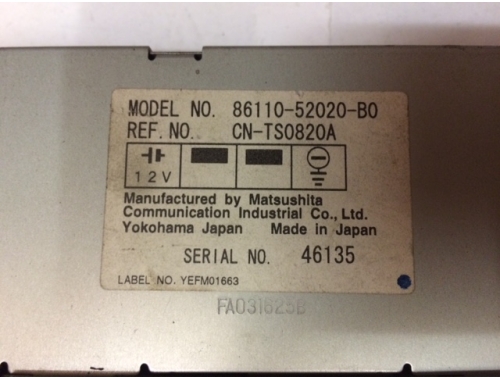 Autoradio Toyota Yaris 86110-52020-B0