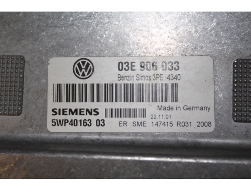 Centralita de motor Volkswagen Polo SIEMENS:5WP4016303