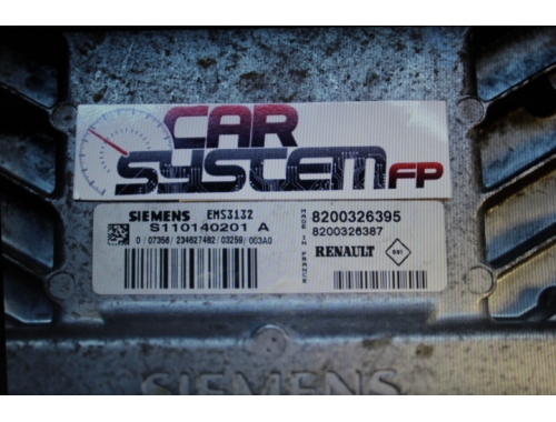 Engine ECU Renault Clio CC 1.200 16V Siemens S110140201A - Repair various Code Transfer SIEMENS:S110140201A