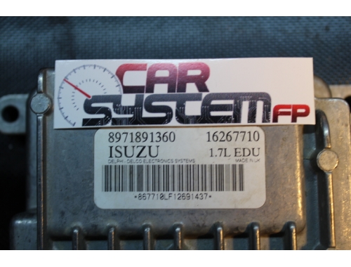 Revisione Centralina Iniezione Pompa Motore Isuzu 1,7 Opel Corsa - Astra - Meriva - Combo - Vectra 8971891360