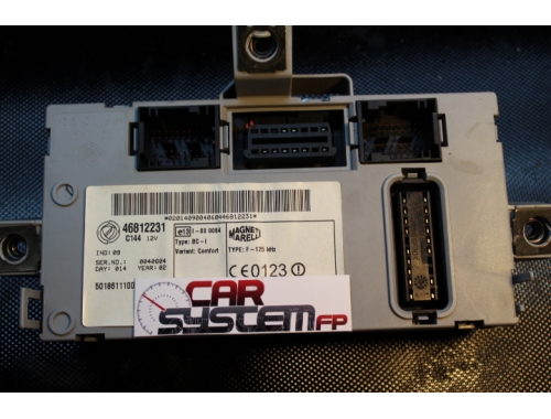 Body Control Module Fiat Punto 188 46812231 - Repair various Code Transfer PIN Code Reading Writing Chip Trasponder 46812231