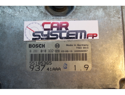 Engine ECU Alfa Romeo 147 CC 1.900 JTD BOSCH 0281010332 - Repair various Code Transfer Full Decoding BOSCH:0281010332