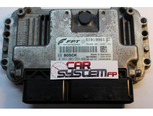 Centralita de motor Fiat 500 CC 1.400 16V 100HP BOSCH 0261201759 - Reparación varias Traspaso de códigos