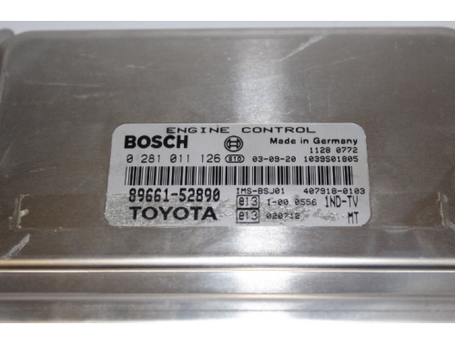 Motorsteuergerät Toyota Yaris BOSCH:0281011126