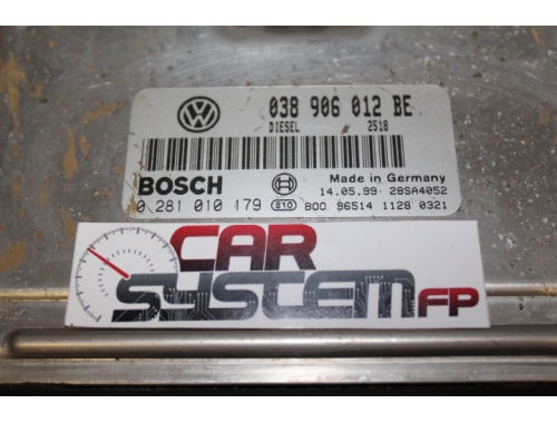 Engine ECU Volkswagen Lupo CC 1.700 Diesel '00 BOSCH 0281010179 - Repair various Code Transfer Virginising BOSCH:0281010179