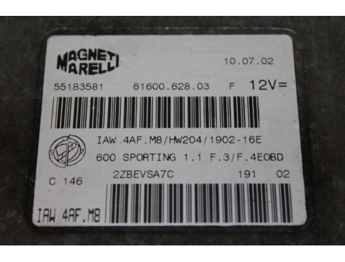 Centralita de motor Fiat 600 Sporting MAGNETI MARELLI:55183581