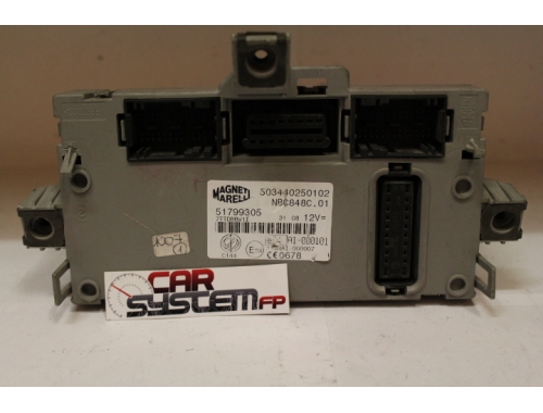 51799305 MAGNETI MARELLI BSI Lancia Musa Réparation diverses Transfert des codes Lecture du code PIN Écriture Chip Trasponder