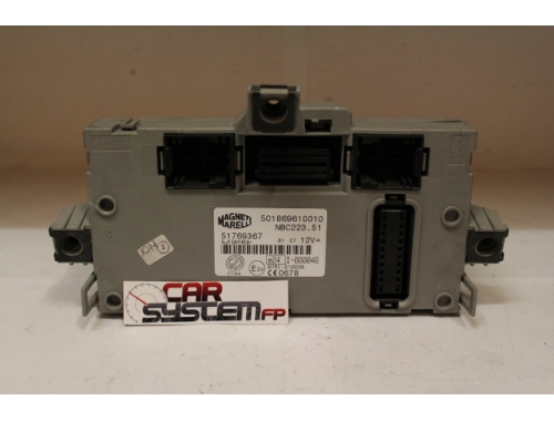 BSI Fiat Doblò 51769367 - Réparation diverses Transfert des codes Lecture du code PIN Écriture Chip Transponder MAGNETI MARELLI: 51769367
