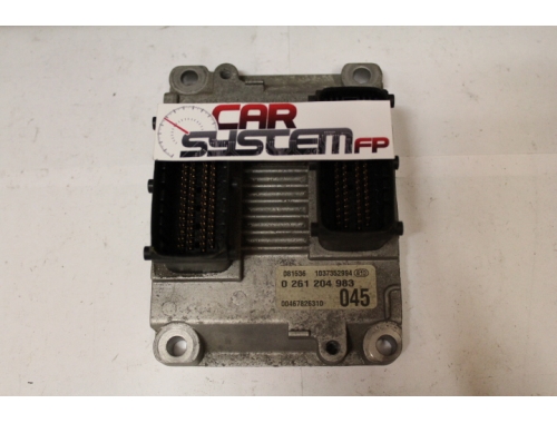 Engine ECU Fiat Punto 188 cc 1.2 16V Bosch 0261204983 - Repair various Code Transfer Full Decoding BOSCH:0261204983