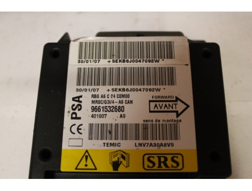 Airbag-Steuergerät Citroen C2 PSA: 9661532680