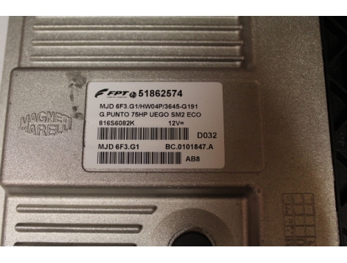Motorsteuergerät Fiat Grande Punto FPT 51862574 MJD 6F3.G1