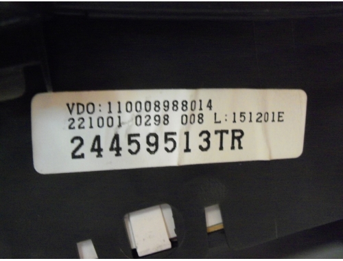 Quadro Strumenti Opel Corsa C 24459513TR