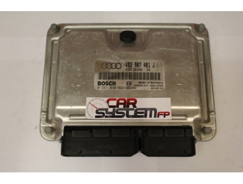 Motorsteuergerät Audi A4 cc. 2.5 TDi - BOSCH 0281010822 - Reparatur verschiedene Codierung Komplette Decodierung BOSCH: 0281010822