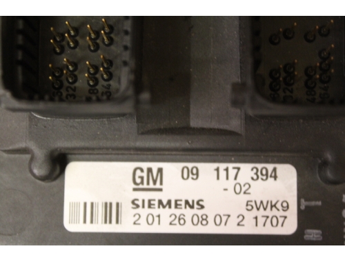 Calculateur moteur Astra/Zafira/Vectra 1.8 - SIEMENS 09117394 - Transfert des codes Remise à zéro (virginisation) Réparation Circuit de commande