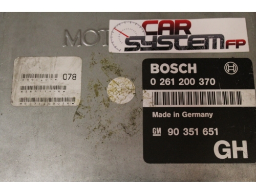 Motorsteuergerät Opel Omega BOSCH 0261200370 - Codierung BOSCH:0261200370