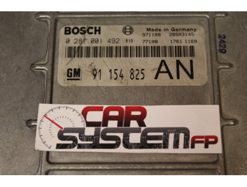Calculateur moteur Opel Frontera BOSCH 0281001492 Transfert des codes Réparation diverses BOSCH:0281001492
