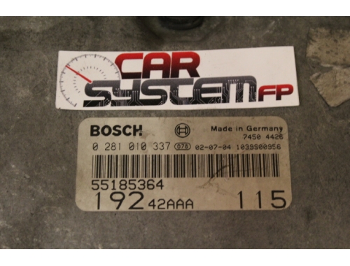 Motorsteuergerät Fiat Stilo BOSCH:0281010337