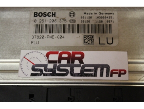 Engine ECU Honda Jazz BOSCH 0261208375 - Code Transfer Repair various BOSCH:0261208375