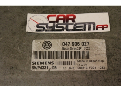 Calculateur moteur Volkswagen Lupo SIEMENS:5WP433102