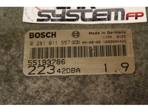 Engine ECU Fiat Doblò BOSCH 0281011557 - Code Transfer Repair various Virginising Full Decoding BOSCH:0281011557