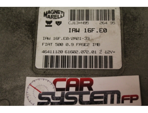 Motorsteuergerät Fiat 500 MAGNETI MARELLI:IAW16F.E0