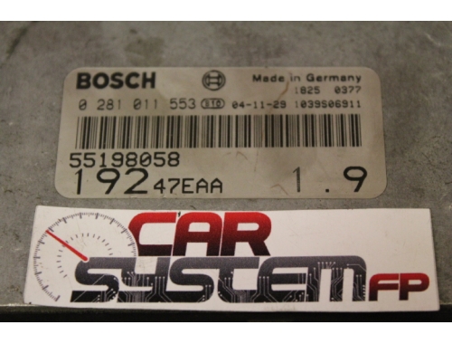 Motorsteuergerät Fiat Stilo BOSCH:0281011553
