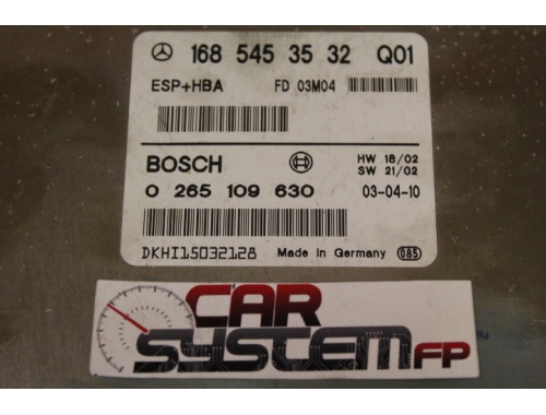 Steuergerät ESP Mercedes Klasse A 170 BOSCH:0265109630