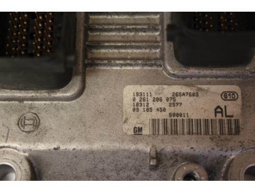 Motorsteuergerät Opel Agila BOSCH:0261206075