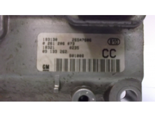 Centralina Motore Opel Astra BOSCH:0261 206 073 183130 26SA7606 09 133 262 CC
