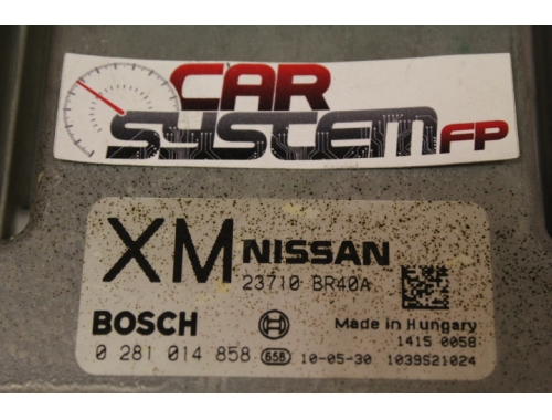Engine ECU Nissan Qashqai BOSCH 0281014858 - Code Transfer BOSCH:0281014858