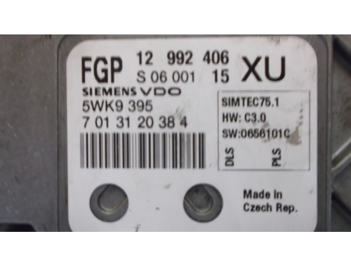 Centralina Motore Opel Zafira SIEMENS:5WK9