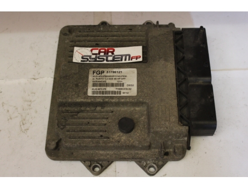 Engine ECU Fiat Grande Punto M. MARELLI 51786121 - Repair various Code Transfer Virginising MAGNETI MARELLI: 51786121