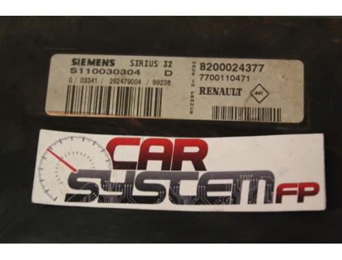 Motorsteuergerät Renault Clio SIEMENS:S110030304