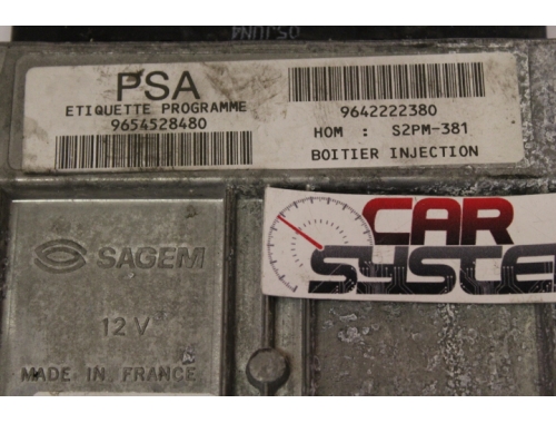 Motorsteuergerät Citroen C3 SAGEM 9642222380