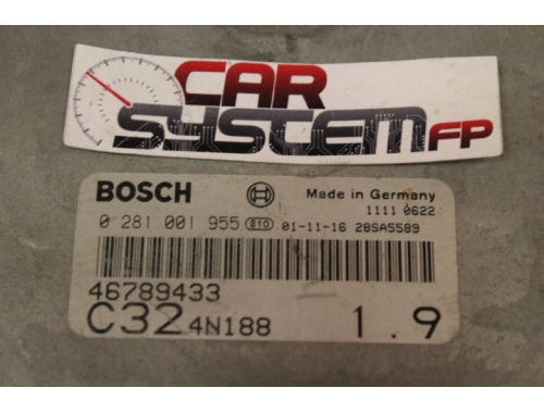 Motorsteuergerät Fiat Punto BOSCH:0281001955